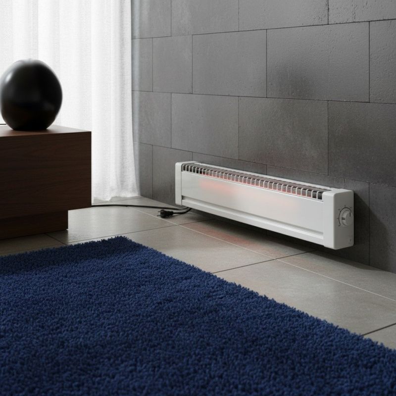 Baseboard Heater Installation detail